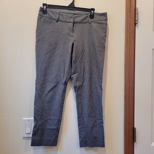 Mossimo Supply Co. Heather Gray Stretch Business Capri Pants- Womens